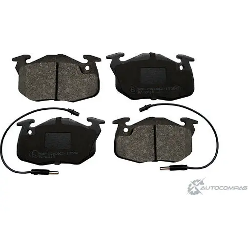 Тормозные колодки дисковые, комплект ASAM KYJJUF R 71725 1436736907
