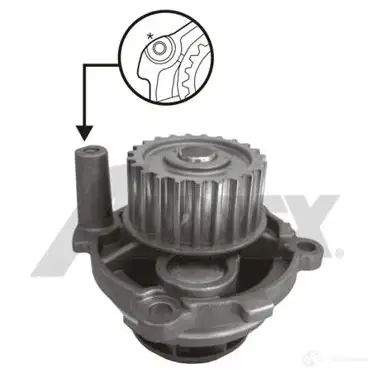 Водяной насос, помпа AIRTEX 1703 AA 5SC3C 1874489 8435013810605