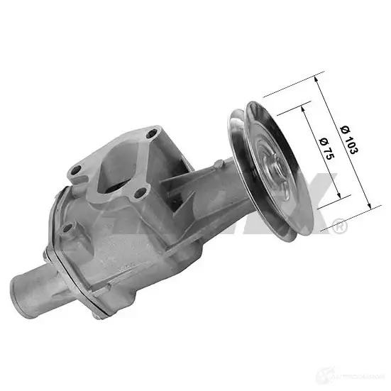 Комплект ремня грм с водяным насосом AIRTEX 3 QVP592 8435013853855 wpk154303 1875810 - Изображение 1