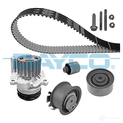 Комплект ремня ГРМ с помпой DAYCO 554353 J P029 8021787028621 KTBWP4410