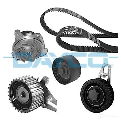 Комплект ремня ГРМ с помпой DAYCO 554433 KTBWP7410 8021787102390 3REK V изображение 0