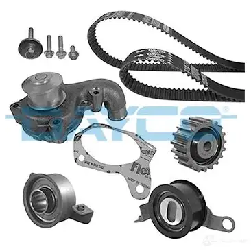 Комплект ремня ГРМ с помпой DAYCO 554230 KTBWP211C2 FG YA7O9 8021787103472