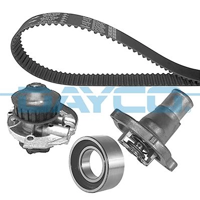 Комплект ремня ГРМ с помпой DAYCO 1440098567 7 DE2P3L KTBWP1840T1
