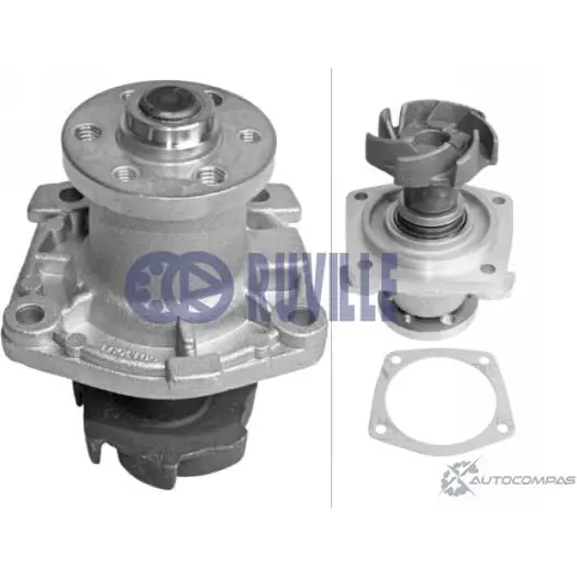 Водяной насос, помпа RUVILLE 255584 65854 IV6HVJE 1X3WH TI