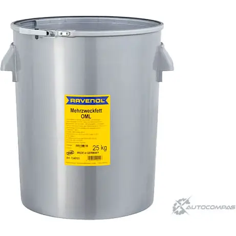 Смазка пластичная водостойкая универсальная Mehrzweckfett OML, 25 л RAVENOL 1436771180 4014835200128 3J3AA 18 IBG743