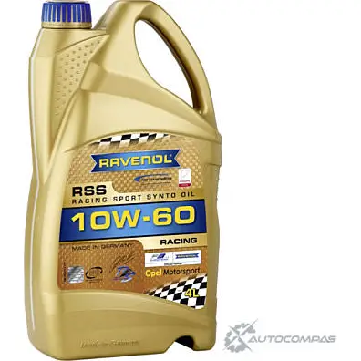 Моторное масло синтетическое RSS SAE 10W-60, 4 л RAVENOL 1436771355 Z BAWSJ 4014835726796