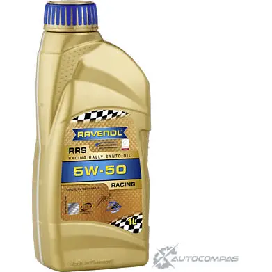 Моторное масло синтетическое RRS SAE 5W-50, 1 л RAVENOL 1436771345 QXKY Q 4014835726918