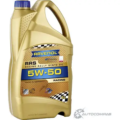 Моторное масло синтетическое RRS SAE 5W-50, 5 л RAVENOL P ANTYIV 1436771346 4014835726956 изображение 0