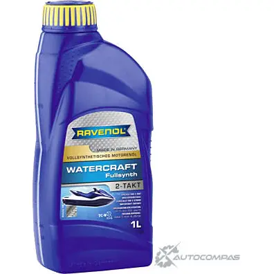Моторное масло синтетическое WATERCRAFT Fullsynth. 2-Takt, 1 л RAVENOL 4014835727717 X3Y 4J 1436771687