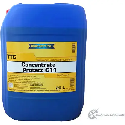 Охлаждающая жидкость TTC - Protect C11 Concentrate, 20 л RAVENOL J 5MOU YMO1NW 1436771547 4014835755222