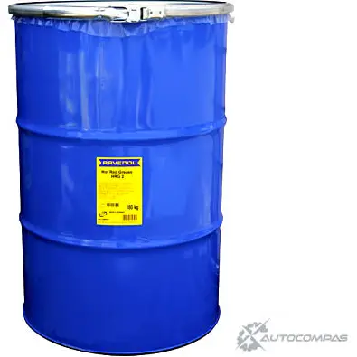 Смазка красного цвета минеральная для подшипников Hot Red Grease HRG2, 180 л RAVENOL 4BT33K 2 LBZV1T 1436770978 4014835756588