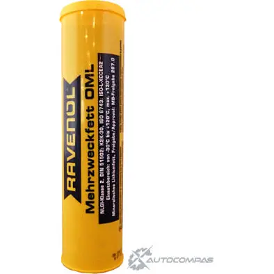 Смазка пластичная водостойкая универсальная Mehrzweckfett OML, 0.4 л RAVENOL 1436771179 4014835768048 U7C JX 4V50NDR