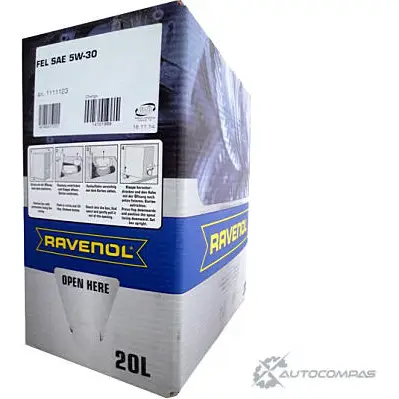 Моторное масло синтетическое легкотекучее FEL SAE 5W-30, 20 л RAVENOL 1436770774 4014835773721 4WV LG