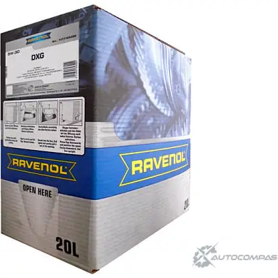 Моторное масло синтетическое DXG SAE 5W-30, 20 л RAVENOL K56W GUD 4014835773820 1436770714