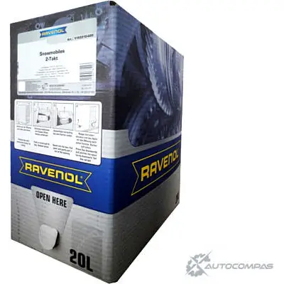Моторное масло минеральное SNOWMOBILES Mineral 2-Takt, 20 л RAVENOL JG KUE6 1436771414 4014835781023