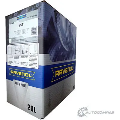 Моторное масло синтетическое VST SAE 5W-40, 20 л RAVENOL 439 Q28Q 4014835790223 1436771662