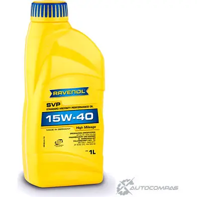Моторное масло минеральное SVP Stand. Viscos. Perform. Oil SAE 15W-40, 1 л RAVENOL 7OG NC 4014835802889 1436771506