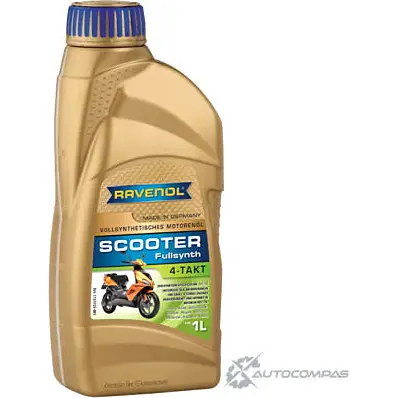 Моторное масло синтетическое SCOOTER 4-Takt Fullsynth., 1 л RAVENOL BN VFW 1436771377 4014835839939