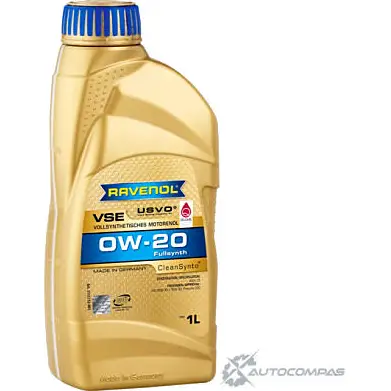 Моторное масло синтетическое VSE SAE 0W-20, 1 л RAVENOL BVNG Z 1436771635 4014835862036
