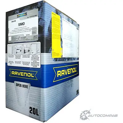 Моторное масло синтетическое SMO SAE 5W-30 160,, 20 л RAVENOL 1436771404 78 P913 4014835862807