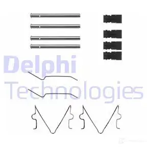 Ремкомплект колодок DELPHI QVPA CFX LX0164 952393 5012759830413 изображение 0