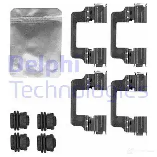Ремкомплект колодок DELPHI LX0591 952807 A VT557 5012759507148 изображение 0