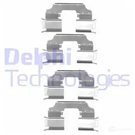 Ремкомплект колодок DELPHI 952765 T L9PO 5012759452059 LX0549 изображение 0