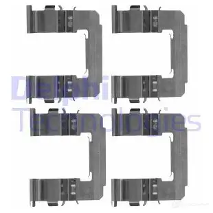 Ремкомплект колодок DELPHI LX0487 5012759408377 O IVOICL 952703 изображение 0