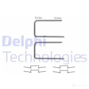Ремкомплект колодок DELPHI 7AKB 5DV 952510 5012759085912 LX0287 изображение 0