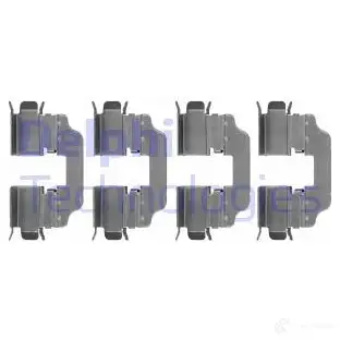 Ремкомплект колодок DELPHI LX0537 5012759451939 952753 I354L X8 изображение 0