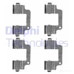 Ремкомплект колодок DELPHI 5012759404843 LE R1HKS 952702 LX0486 изображение 0