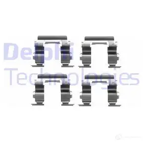 Ремкомплект колодок DELPHI LX0237 XI6J 4 952463 5012759068168 изображение 0