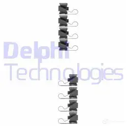 Ремкомплект колодок DELPHI LX0161 W5D7L I 952390 5012759830383 изображение 0
