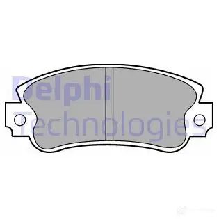 Тормозные колодки дисковые, комплект DELPHI LP509 FJWWII5 950346 2095 0 изображение 0