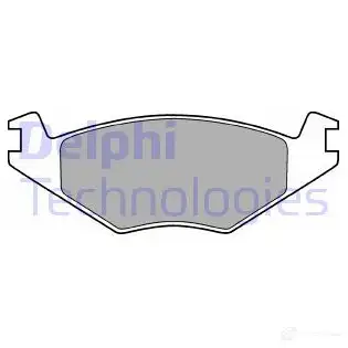 Тормозные колодки дисковые, комплект DELPHI LP505 950343 2088 9 TT5P2H