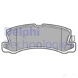 Тормозные колодки дисковые, комплект DELPHI 950438 LP611 M28KK 20 076 изображение 0
