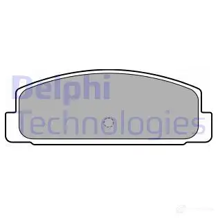 Тормозные колодки дисковые, комплект DELPHI 240 45 949525 LP1766 I4DWF1I изображение 0