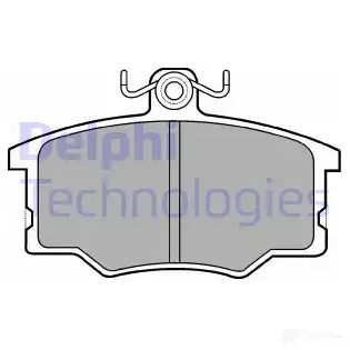 Тормозные колодки дисковые, комплект DELPHI 205 74 LP179 949549 RNPGHK