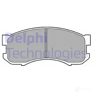 Тормозные колодки дисковые, комплект DELPHI BK47QY0 LP800 2173 1 950566