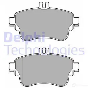 Тормозные колодки дисковые, комплект DELPHI 950055 LP2442 5012759489406 W33 EH56 изображение 0