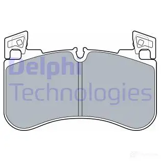 Тормозные колодки дисковые, комплект DELPHI SS TZI 1437322388 LP3540 изображение 0