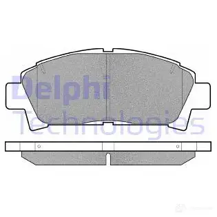 Тормозные колодки дисковые, комплект DELPHI 950684 2 1961 1MZ49JX LP940 изображение 0