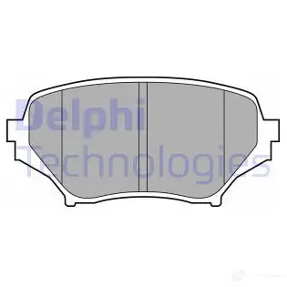 Тормозные колодки дисковые, комплект DELPHI 5012759426845 LP2026 949769 FVP FS5