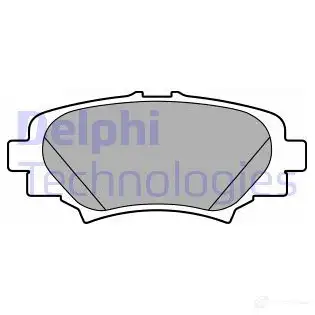 Тормозные колодки дисковые, комплект DELPHI LP2702 5012759510407 742K AC 950129 изображение 0