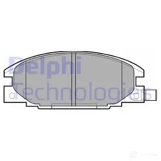 Тормозные колодки дисковые, комплект DELPHI 950453 LP629 21 543 CY4I6 изображение 0