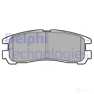 Тормозные колодки дисковые, комплект DELPHI 2 1706 URIOL LP955 950699 изображение 0