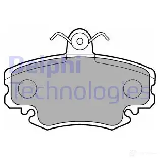Тормозные колодки дисковые DELPHI 6132668 5012759306321 IYS 9U3 LP838