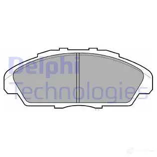 Тормозные колодки дисковые, комплект DELPHI 950524 2 1700 RK3U7SE LP733