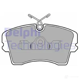 Тормозные колодки дисковые, комплект DELPHI 212 25 7EN0V90 LP352 950245
