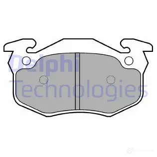 Тормозные колодки дисковые, комплект DELPHI LP836 950594 JTA0C 215 97 изображение 0